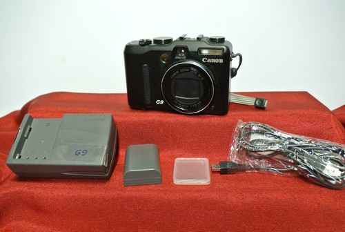 Canon PowerShot G9 Black 12.1MP Compact Digital Camera +, Excellent Value, LOOK!