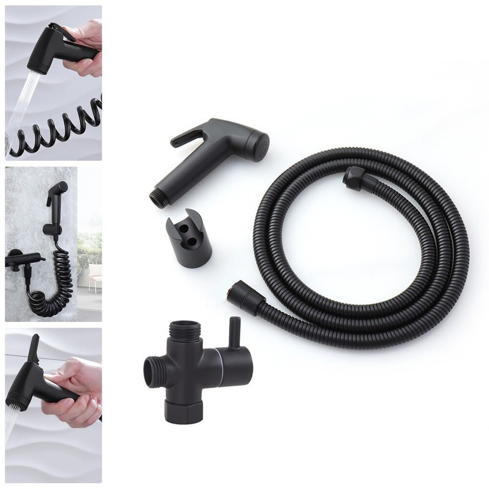 Bidet Spray Hose Holder Valve Kit Sanitary Kit Shower Toilet Watering