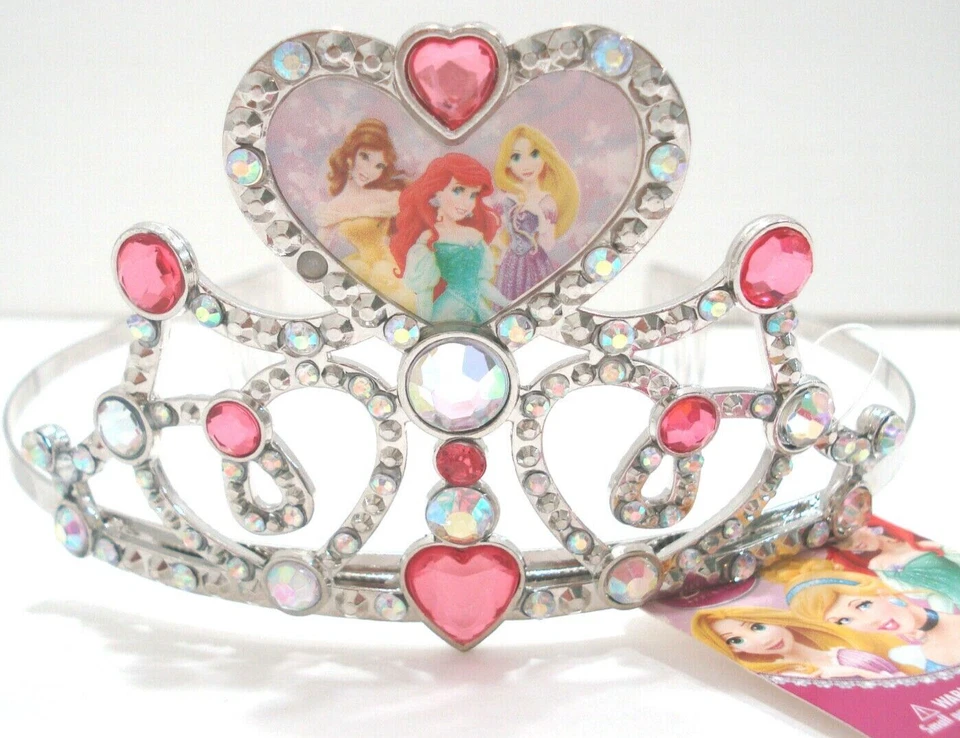 Disney Princesas Corazones y Cristales Niña Accesorios para el Cabello Tiara Talla Única Nuevo Foto 3 de 4