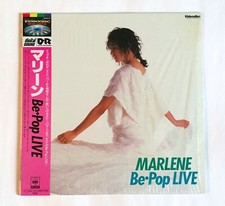 MARLENE Be-Bop LIVE JAPAN LD Laserdisc 1985 68LM-54 w/OBI Z22