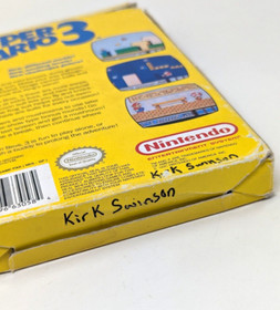 Super Mario Bros. 3 (Nintendo NES, 1990) Left Bros CIB con scatola e manuale testato