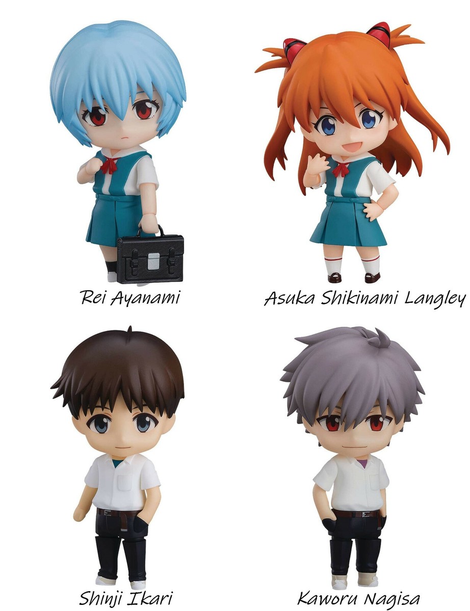 NENDOROID 　Asuka ＆ Shinji ＆ Kaworu×2 Kaworu and Shinji have gotten a rerelease! (Link in Desc