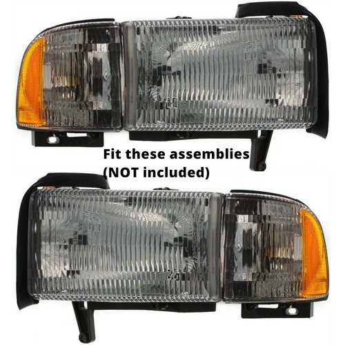 Par de golpes de señal de giro frontal LED de dos colores para 94-01 Dodge Ram 1500, luz de esquina - Imagen 6 de 11