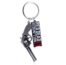 Red Dead Redemption 2 Metal Revolver Key Ring Arthur Morgan