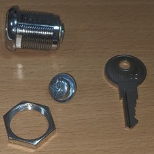 7/8" MK-100 LOCK WITH 1 KEY FOR AMERICAN DRYER PART WFR160015