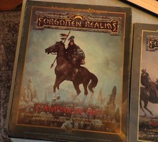 Dungeons and Dragons Forgotten Realms Campaign Set Boxed 1987 COMPLETE