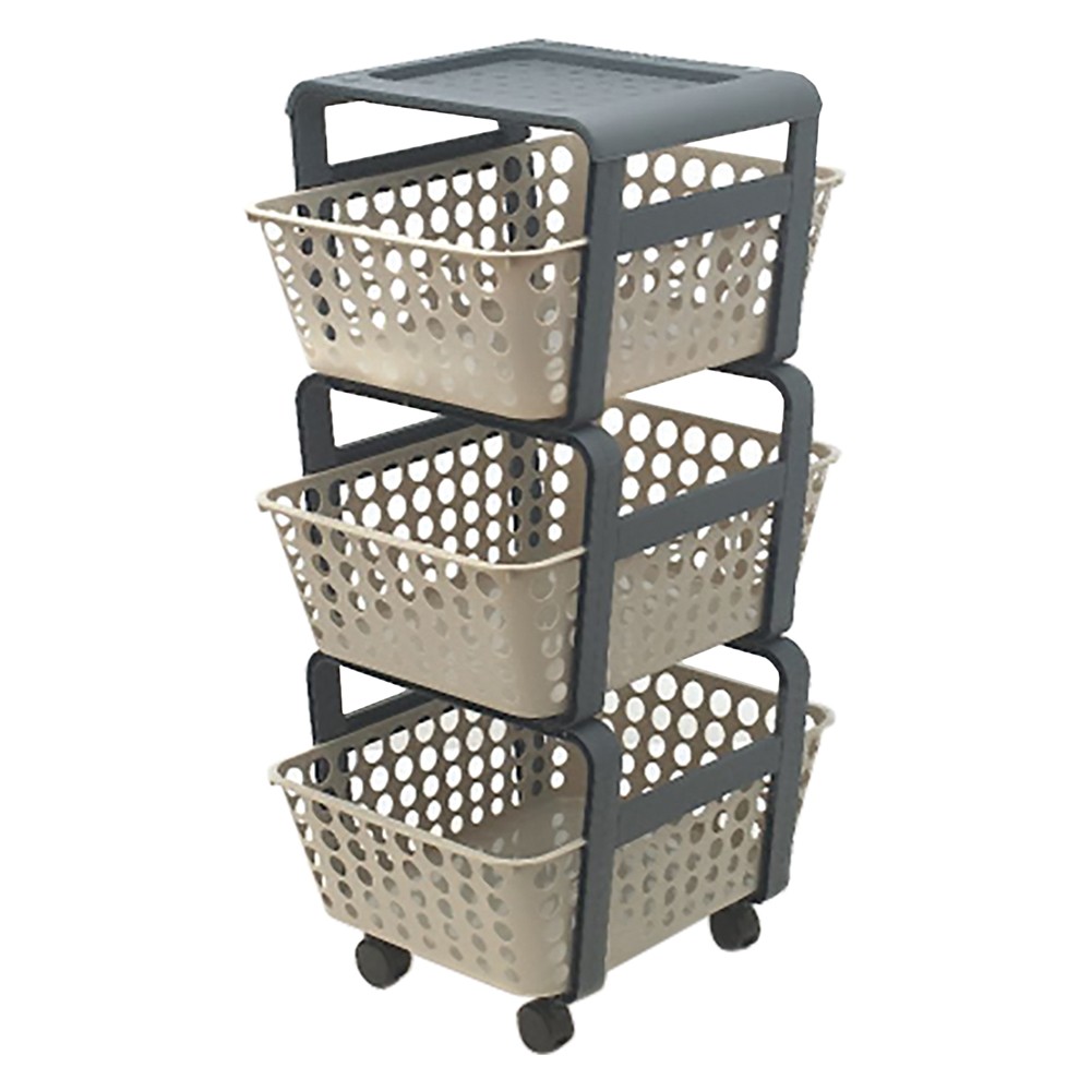 Offerta Carrello Cucina Modula Ghiaccio - 3 Cestelli con Ruote