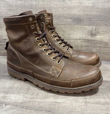 Timberland Originals Earthkeepers Boots 15551 Brown Leather Mens Size 10.5