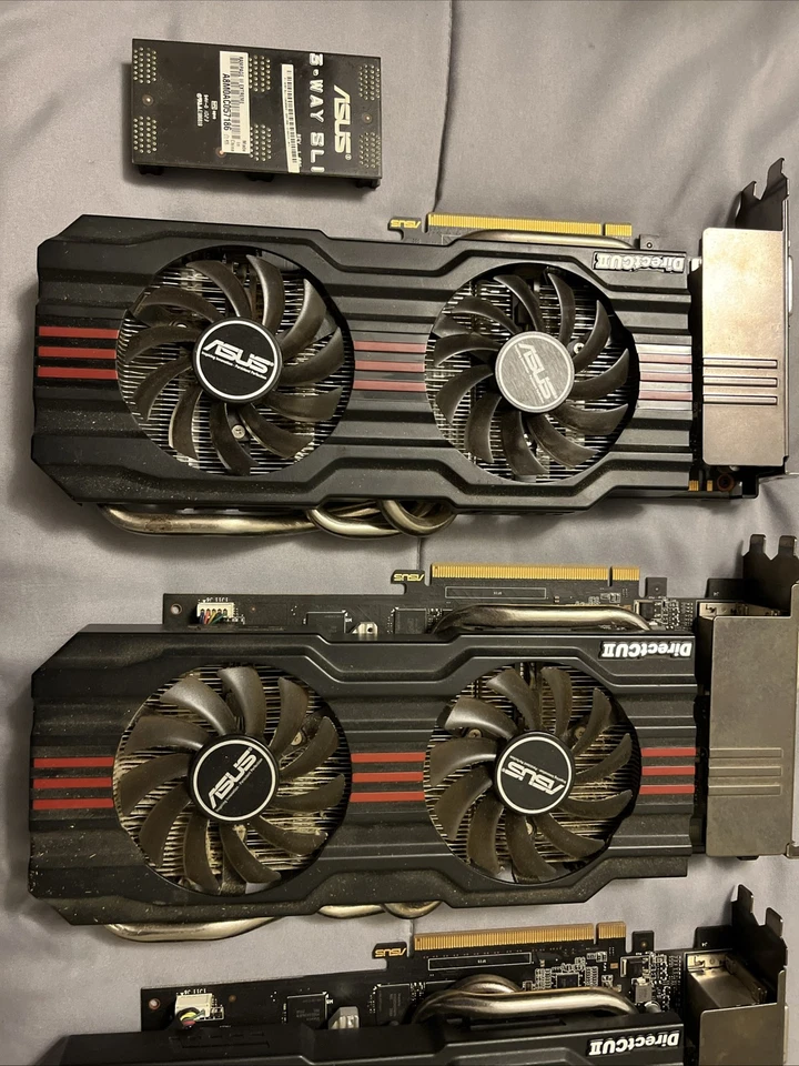 3X Asus NVIDIA GeForce GTX660 Ti-DC20-2GD5 2GB DDR5 Graphics Card With SLI 3-Way - Image 4 of 4