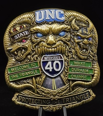  1 of 100 made NORTH CAROLINA WAKE / DURHAM / ORANGE COUNTY CHALLENGE COIN