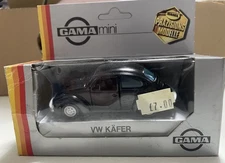 GAMA-Mini - 8-1104-000 - VW 1302 Kafer/Beetle - 1:43 diecast - Boxed - Black