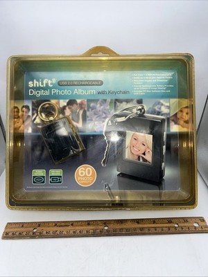 NEW Innovage 8MB/60 Color Digital  Photo Keychain 1.4'' LCD+USB Cord Rechargeable
