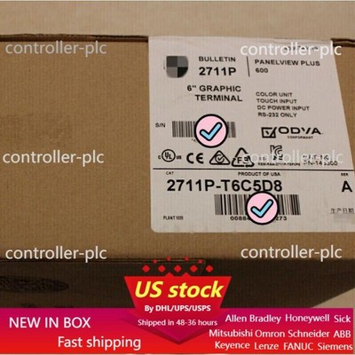 NEW 2711P-T6C5D8 /A AB PanelView Plus 6 600 Color Touch Fast shipping 1PCS