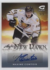 2016 Leaf Genesis New Dawn Platinum /5 Maxime Comtois #ND-MC1 Auto 17ex