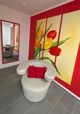 Bruehl Big Arm Sessel Hellbeige Leder