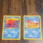 Pokémon TCG Base Set Vintage Lot - 1st Edition Kingler 38/62 & Krabby 51/62
