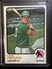 1973 Topps Mike Hegan #382 Oakland Athletics