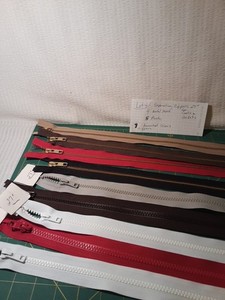 9 New 27" Separating Zippers for Parkas Coats Jackets Assorted Colors Lot 4