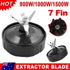 For Nutri Ninja Auto IQ Blade Blender 7 Fin Replace Part Steel Blade Extractor