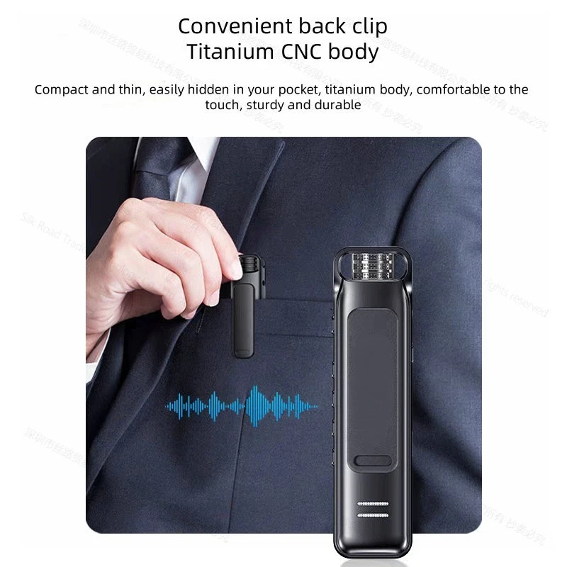 PCM DSP Long Time Endurance HD Denoise Clip Voice-Activated Recorder Dictaphone - Image 3 of 4