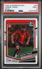 2023-24 PANINI DONRUSS FIFA OPTIC #54 LAMINE YAMAL PSA 9