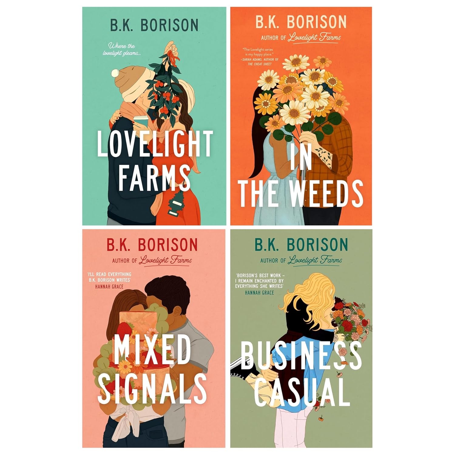Lovelight Series 4 Books Collection Set (Lovelight Farms, In the Weeds, Mixed Si