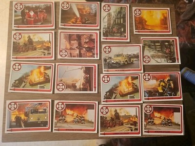 1986  Fire Department  39-Card Set in case, Quiz, U. S. A.