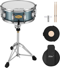 Snare Drum Set with Drum Sticks,For Beginners with Drum Stand, Mute Pad, Snare D