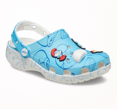 CROCS x Smurfs Kids Classic Clogs 210821-90H NWT