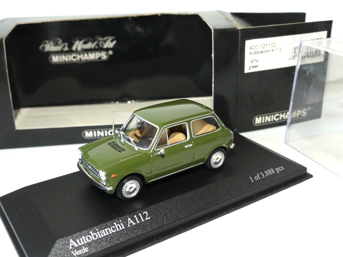 AUTOBIANCHI A112 WEEKEND ミニカー Solido 1:18 Autobianchi A112 Abarth MK5 Chardonnet 1980 bleu