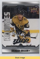 2024-25 Upper Deck MVP SP Rookies Silver Script Brendan Brisson #223 READ 1r79