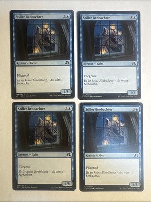 4x Mtg Shadows Over Innistrad Stiller Beobachter NM Magic The Gathering
