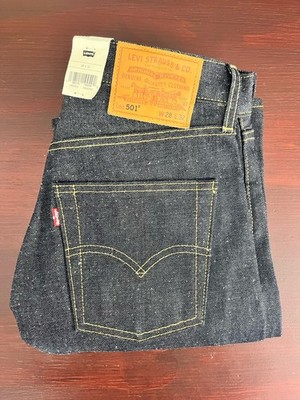Levi's Premium 501 Original Fit Selvedge Men's Jeans Daffodils