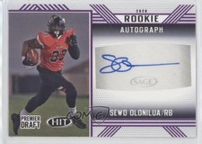 2020 Sage Hit Rookie Purple Sewo Olonilua #A33 Auto 1o3