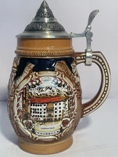 Innsbruck Austria Cities Zinn Lidded Beer Stein Made In Germany Goldenes Dachi