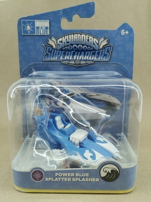 Skylanders Superchargers Power Blue Splatter Splasher Figur selten B-Ware OVP