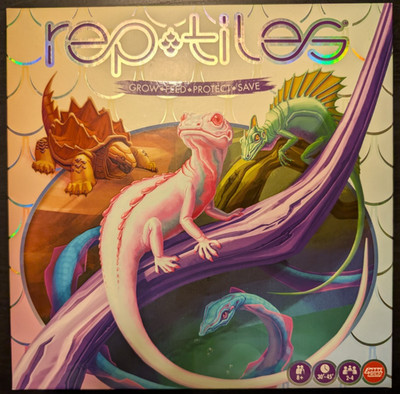 REPTILES -Grow Feed Protect Save- Board Game - Jakks Wild NEW/LOW COST SHIPPING