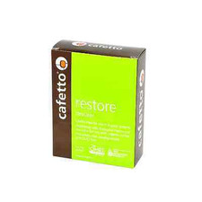 CAFETTO RESTORE  DESCALER  EXPRESSO COFFEE MACHINES 4 X 25 GRAM SACHETS ACC074