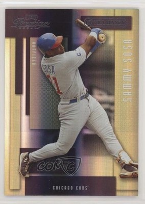 2004 Playoff Prestige Xtra Bases Purple 68/150 Sammy Sosa #44 00em