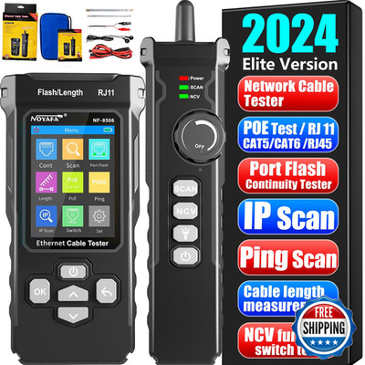 Noyafa Nf-8506 Network Cable Tester Ip Scanne Network Rate Test/Ncv