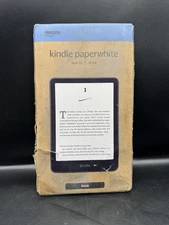 Amazon Kindle Paperwhite 12th Gen Cracked Screen 16Gb Black Out of box Broken 