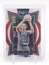 BRITTNEY GRINER 2025-26 SELECT WNBA CONCOURSE WHITE PRIZM /99 #61 DREAM Q0154