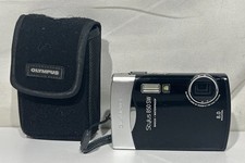 Olympus Stylus 850 SW Digital Camera 8.MP - Black Tested With SD Card Battery