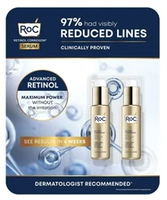RoC Retinol Correxion Deep Wrinkle Serum 1.7 fl Oz  2 Pack New 