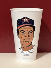 1973 7-11 Baseball Slurpee Cup Cesar Cedeno