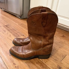 Georgia Boot Farm & Ranch Comfort Core Men’s Leather Cowboy Boots Size 11M