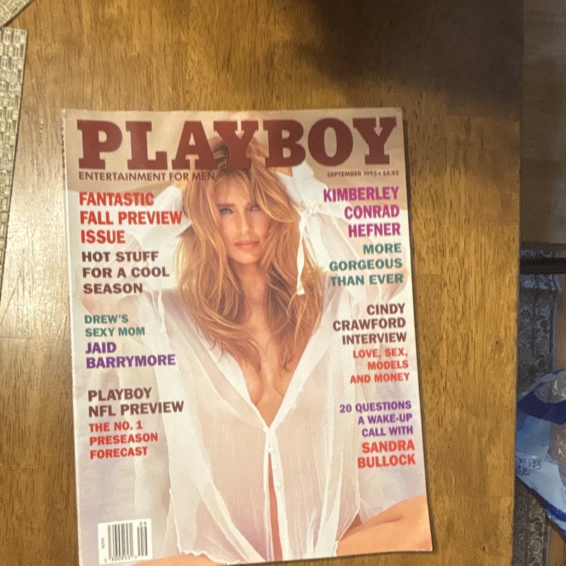 Playboy Magazine September 1995 Illustrated Issue - Kimberley Conrad Hefner