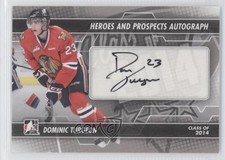 2013-14 ITG Heroes and Prospects Auto Dominic Turgeon #A-DT Auto 0f8