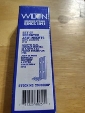 Wilton Jaw Inserts 4.5" Serrated No.2908060p 1745 Vise