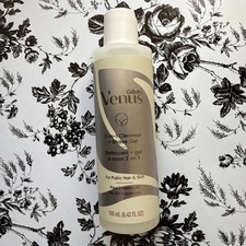 NEW RELEASE Venus 2-in-1 Cleanser Shave Gel Skin Pubic Hair 190 ml, 6.42 oz